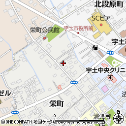 熊本県宇土市栄町35周辺の地図