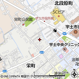 熊本県宇土市栄町31周辺の地図