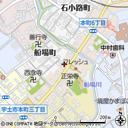 株式会社メモリアル宇城斎場周辺の地図