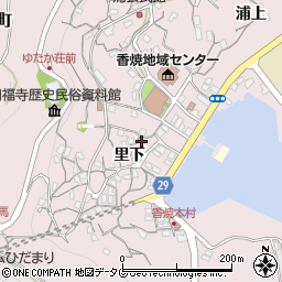 長崎県長崎市香焼町里下1077周辺の地図