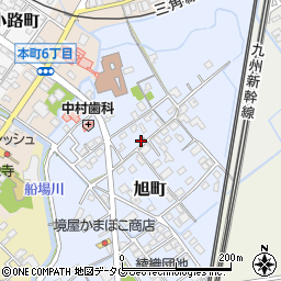 熊本県宇土市旭町186周辺の地図