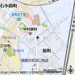 熊本県宇土市旭町182周辺の地図