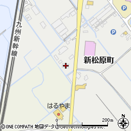 熊本県宇土市新松原町226周辺の地図