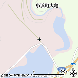 長崎県雲仙市小浜町山畑3966周辺の地図