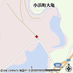 長崎県雲仙市小浜町山畑3966周辺の地図