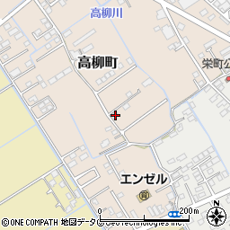 熊本県宇土市高柳町69-20周辺の地図