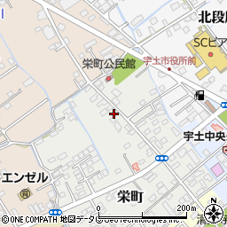 熊本県宇土市栄町79周辺の地図