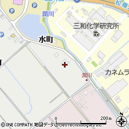 熊本県宇土市新松原町58周辺の地図
