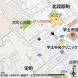 熊本県宇土市栄町29周辺の地図