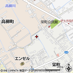 熊本県宇土市栄町272周辺の地図