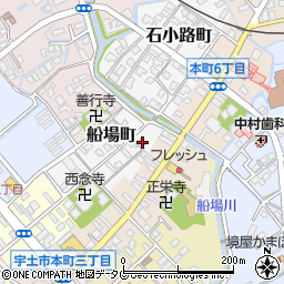 熊本県宇土市船場町3周辺の地図