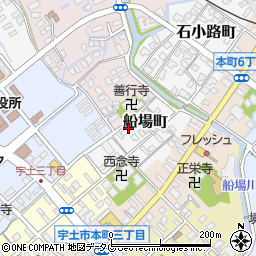 熊本県宇土市船場町55周辺の地図