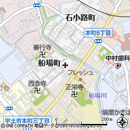 熊本県宇土市船場町2周辺の地図