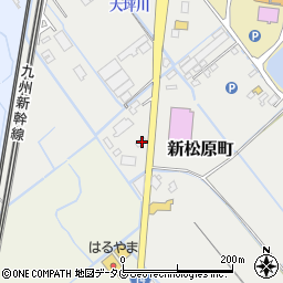 熊本県宇土市新松原町225周辺の地図