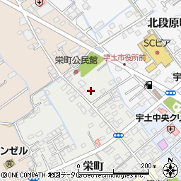 熊本県宇土市栄町49周辺の地図