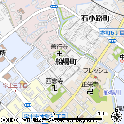 熊本県宇土市船場町48-2周辺の地図