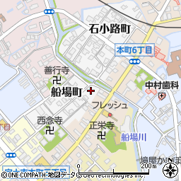 熊本県宇土市船場町1周辺の地図