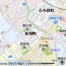 熊本県宇土市船場町39周辺の地図