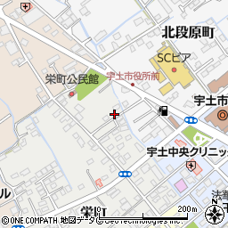 熊本県宇土市栄町41周辺の地図