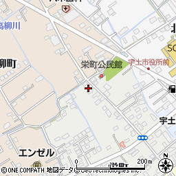 熊本県宇土市栄町72周辺の地図