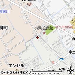 熊本県宇土市栄町71周辺の地図