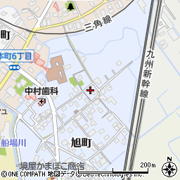 熊本県宇土市旭町234周辺の地図