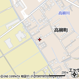 熊本県宇土市高柳町132周辺の地図