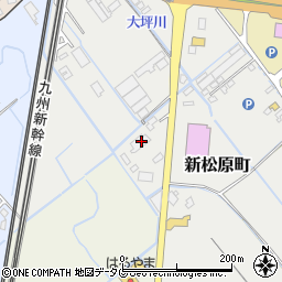 熊本県宇土市新松原町159周辺の地図
