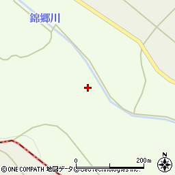 錦郷川周辺の地図