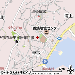 長崎県長崎市香焼町浦上722-8周辺の地図
