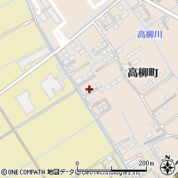 熊本県宇土市高柳町133周辺の地図