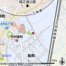熊本県宇土市旭町127周辺の地図