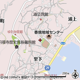 長崎県長崎市香焼町浦上722-9周辺の地図