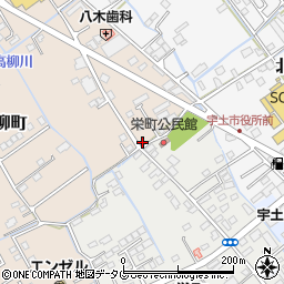 熊本県宇土市高柳町13周辺の地図
