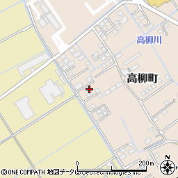 熊本県宇土市高柳町134周辺の地図