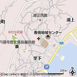 長崎県長崎市香焼町浦上722-10周辺の地図