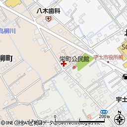 熊本県宇土市高柳町14周辺の地図