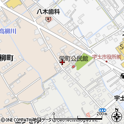 熊本県宇土市高柳町16周辺の地図