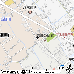 熊本県宇土市高柳町15周辺の地図