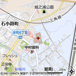 熊本県宇土市旭町109周辺の地図