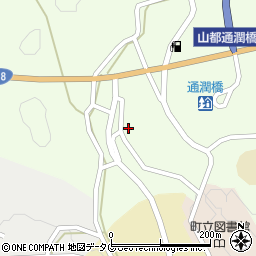熊本県上益城郡山都町城平726周辺の地図