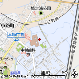 熊本県宇土市旭町115周辺の地図