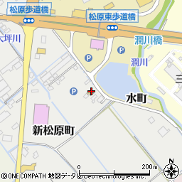 熊本県宇土市新松原町49周辺の地図
