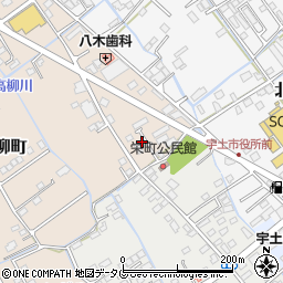 熊本県宇土市高柳町8周辺の地図