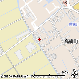 熊本県宇土市高柳町135-9周辺の地図