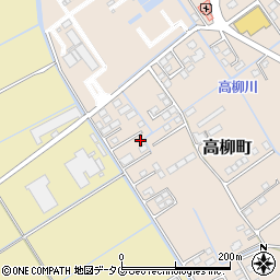 熊本県宇土市高柳町135-6周辺の地図