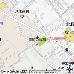 熊本県宇土市高柳町4周辺の地図