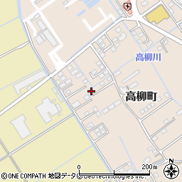 熊本県宇土市高柳町78-1周辺の地図