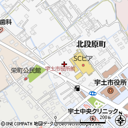 エディオン宇土ピア店駐車場周辺の地図