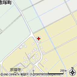 熊本県宇土市椿原町226周辺の地図